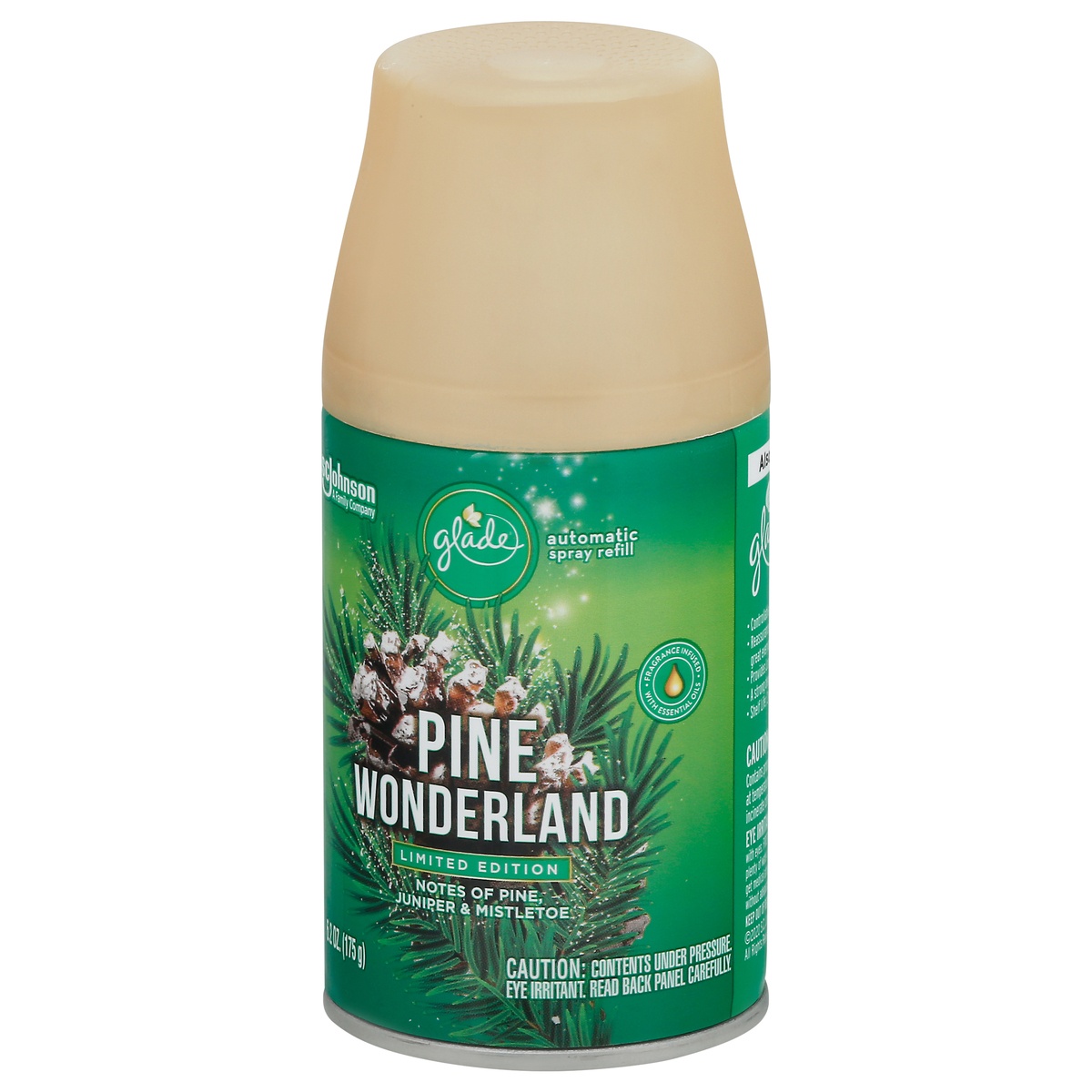 slide 3 of 9, Glade Automatic Spray, Refill, Pine Wonderland, Large, 6.2 oz, 6.2 oz