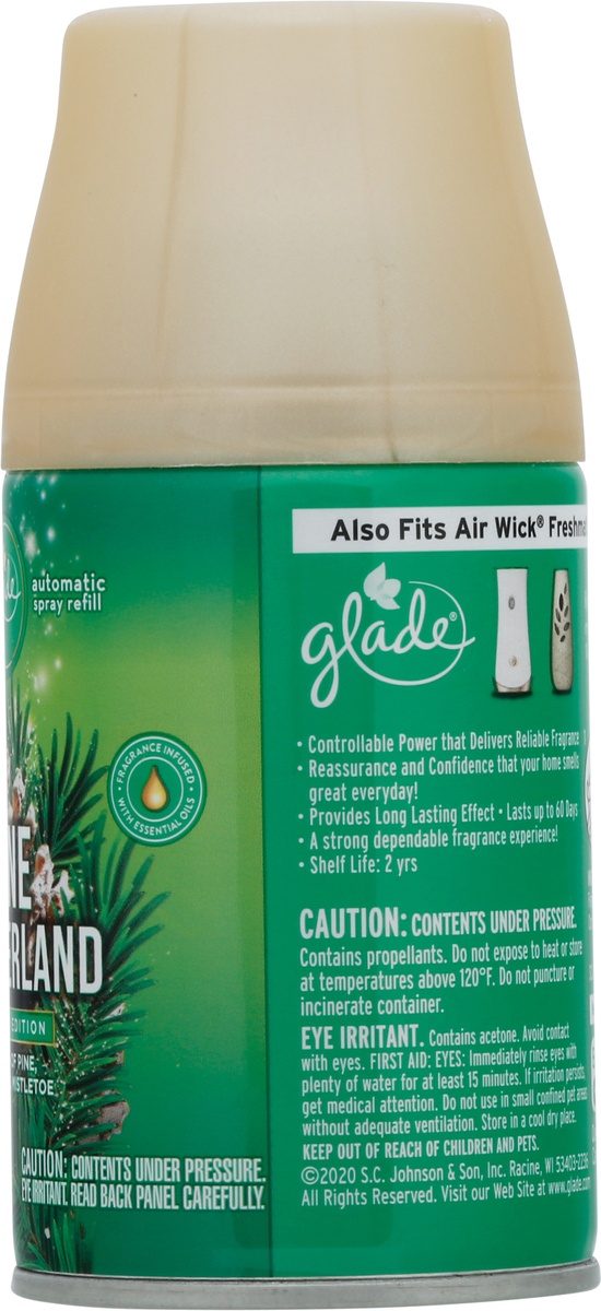 slide 8 of 9, Glade Automatic Spray, Refill, Pine Wonderland, Large, 6.2 oz, 6.2 oz