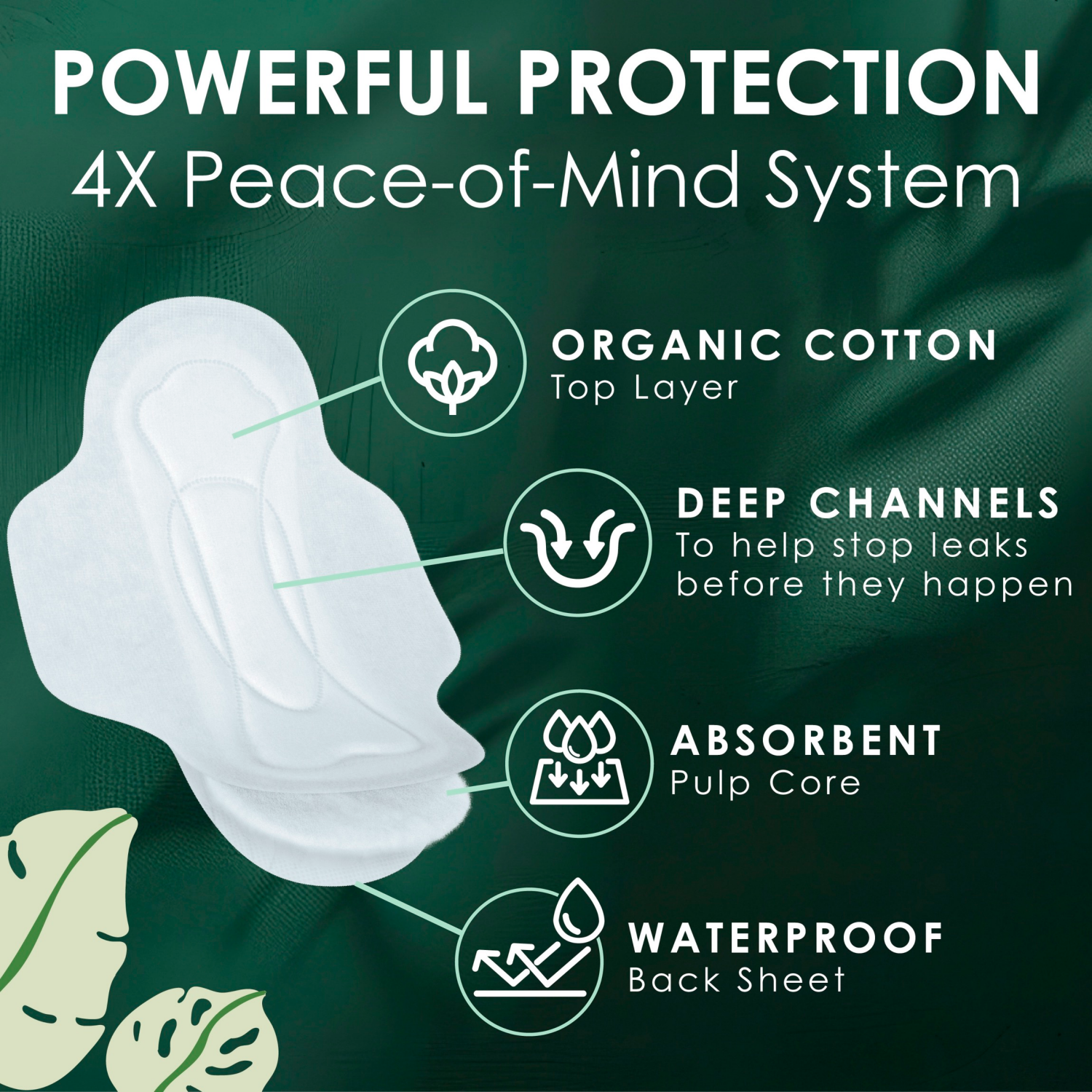 slide 7 of 8, L. Ultra Thin Pads for Women, Super Absorbency, Breathable Cotton Top Layer, Unscented Pads with Wings, 42 CT, 42 ct