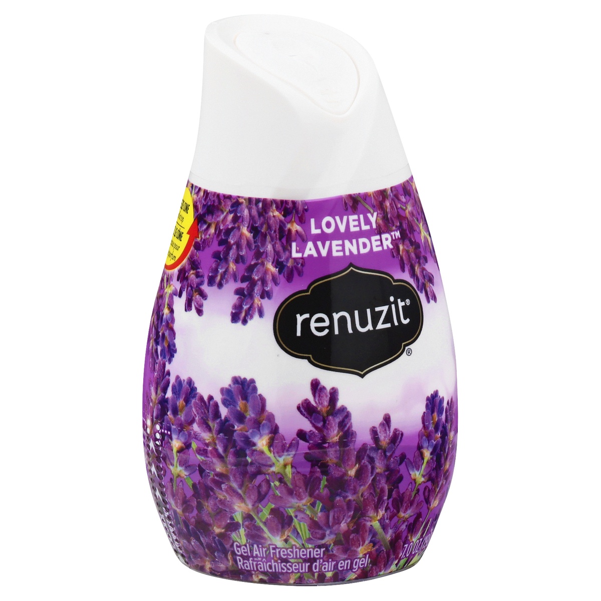 slide 2 of 9, Renuzit Lovely Lavender Gel Air Freshener 7.0 oz, 7.5 oz