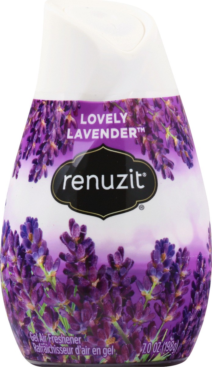 slide 6 of 9, Renuzit Lovely Lavender Gel Air Freshener 7.0 oz, 7.5 oz