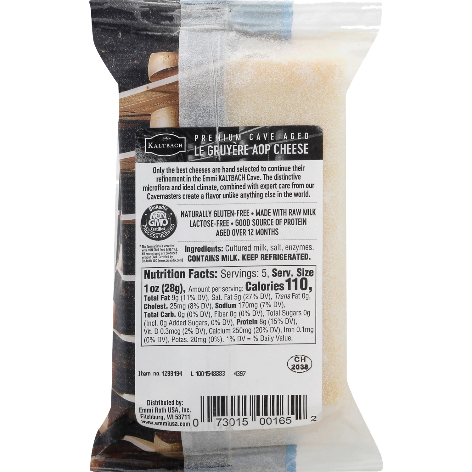 slide 2 of 8, Kaltbach Gruyere Cheese, 5 oz