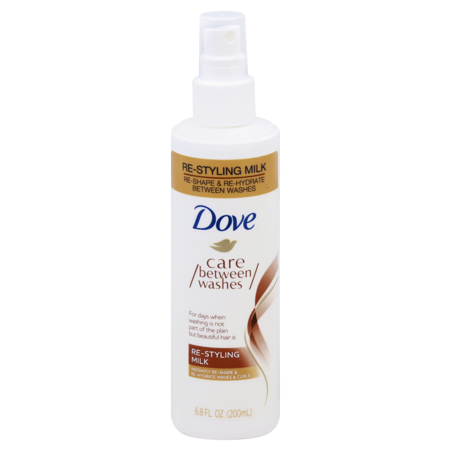 slide 1 of 1, Dove Care Between Washes Restyler Re-Styling Milk, 6.8 oz