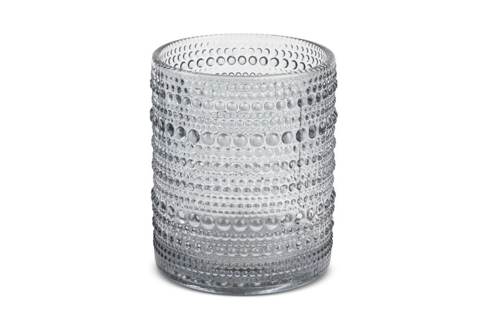 slide 2 of 2, Core Home Old Fashioned Bubble Drinking Glass - Gray, 1 ct