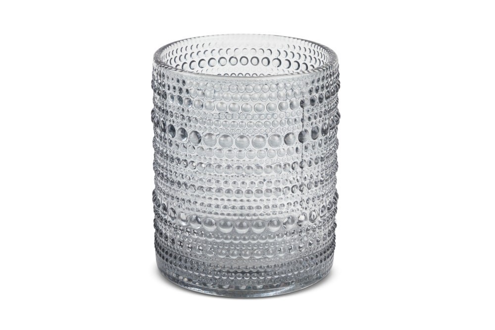 slide 1 of 2, Core Home Old Fashioned Bubble Drinking Glass - Gray, 1 ct