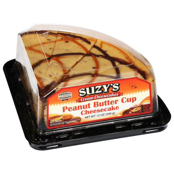 slide 1 of 1, Suzy's Cheesecake, Peanut Butter Cup, 12 oz