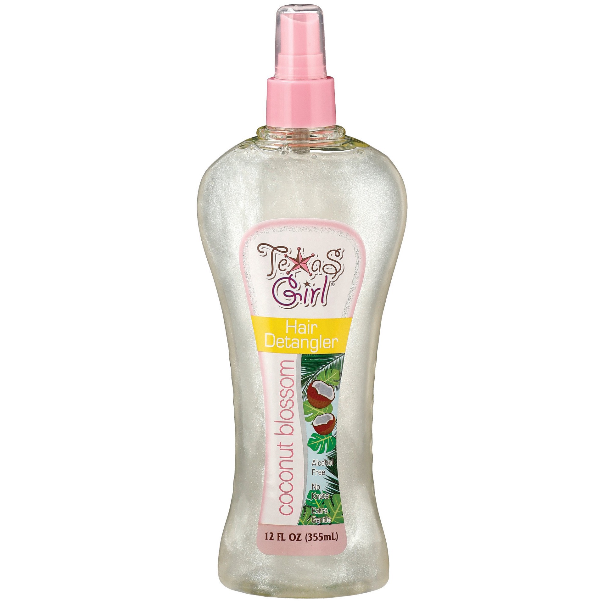 slide 1 of 1, Texas Girl Coconut Blossom Hair Detangler, 12 oz