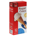 slide 1 of 1, Harris Teeter Sugar Cones for Ice Cream, 12 ct