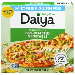 Daiya Dairy Free & Gluten Free Thin Crust Fire-Roasted Vegetable Pizza 17.4 oz