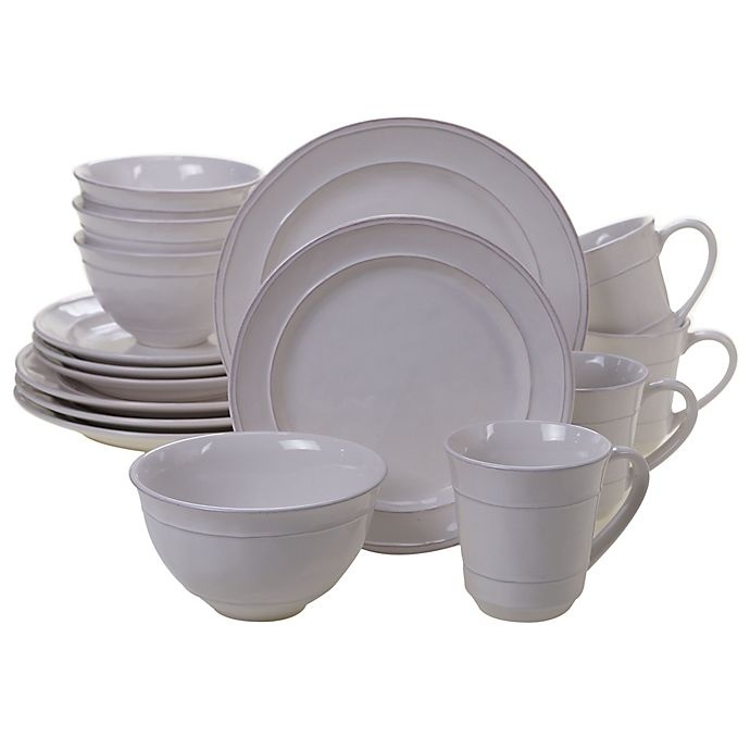 slide 1 of 1, Certified International Orbit Dinnerware Set - Cream, 16 ct