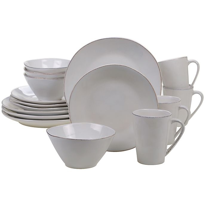 slide 1 of 1, Certified International Harmony Dinnerware Set - Cream, 16 ct