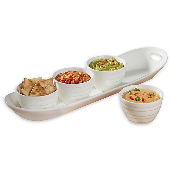 slide 1 of 2, Certified International Natural Condiment Serving Set, 5 ct