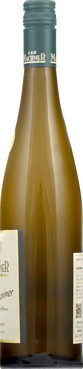slide 3 of 9, G & M Machmer Gewurztraminer, Spatlese, 25.4 oz