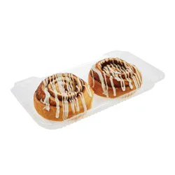 Raleys Gourmet Cinnamon Rolls Iced, 2 Ea