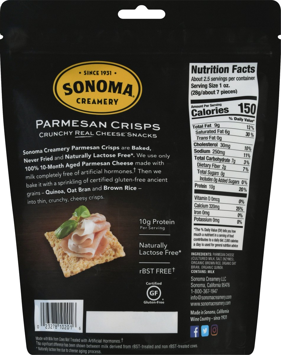 slide 6 of 12, Sonoma Creamery Parmesan Cheese Crisps 2.25 oz, 2.25 oz
