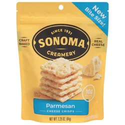 Sonoma Creamery Parmesan Cheese Crisps Bite Size! 2.25 oz