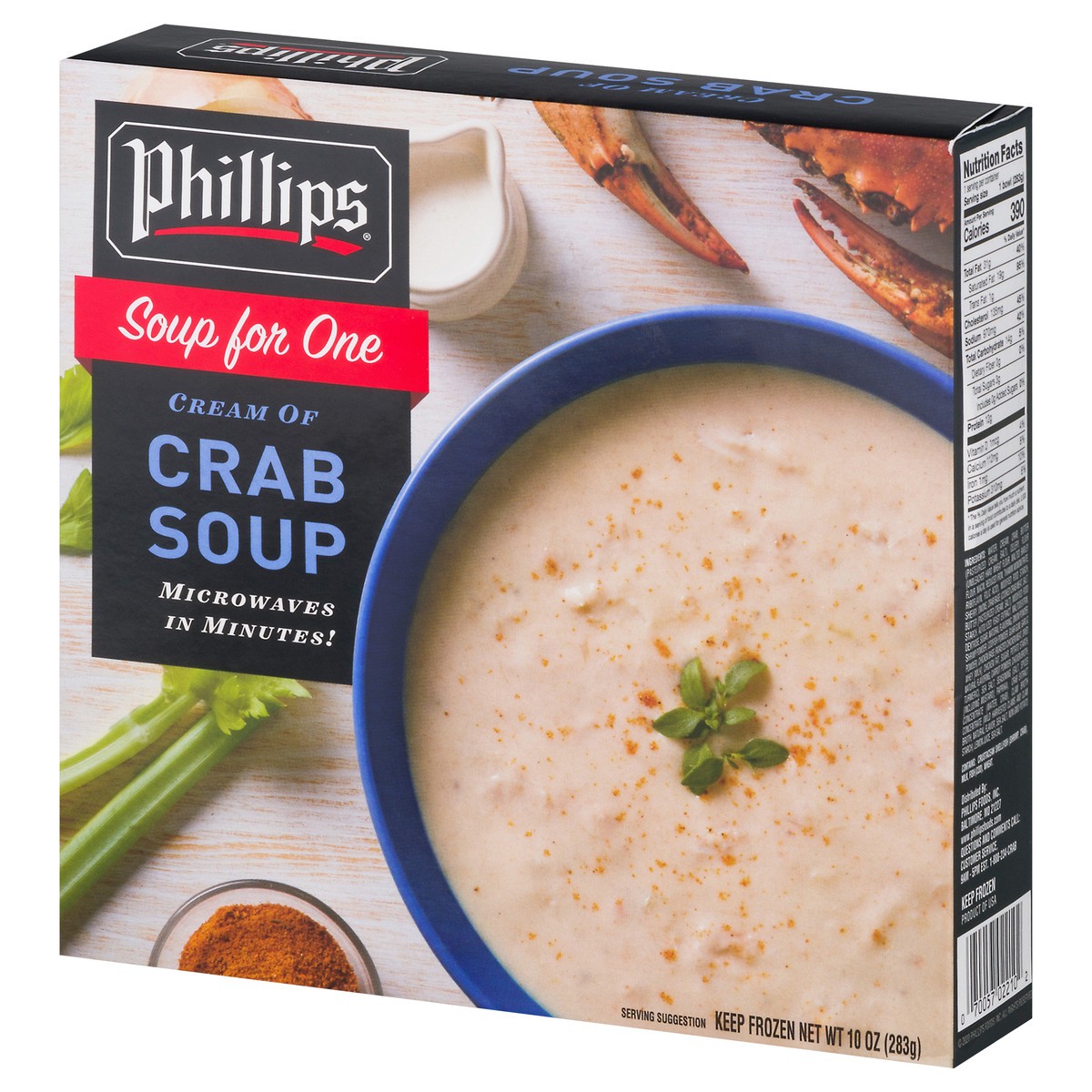 slide 3 of 9, Phillips Soup for One Cream of Crab Soup 10 oz, 