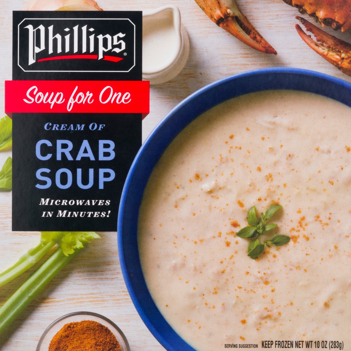 slide 6 of 9, Phillips Soup for One Cream of Crab Soup 10 oz, 