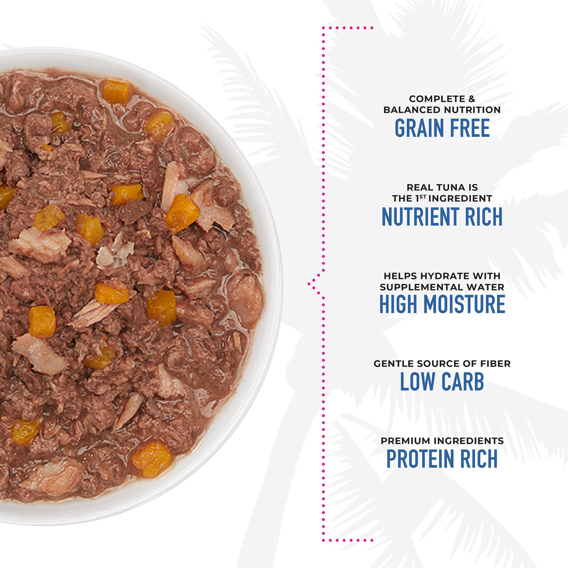 slide 4 of 8, Tiki Cat Aloha Friends Wet Cat Food Tuna Tilapia & Pumpkin 3 oz. Pouch, 1 ct