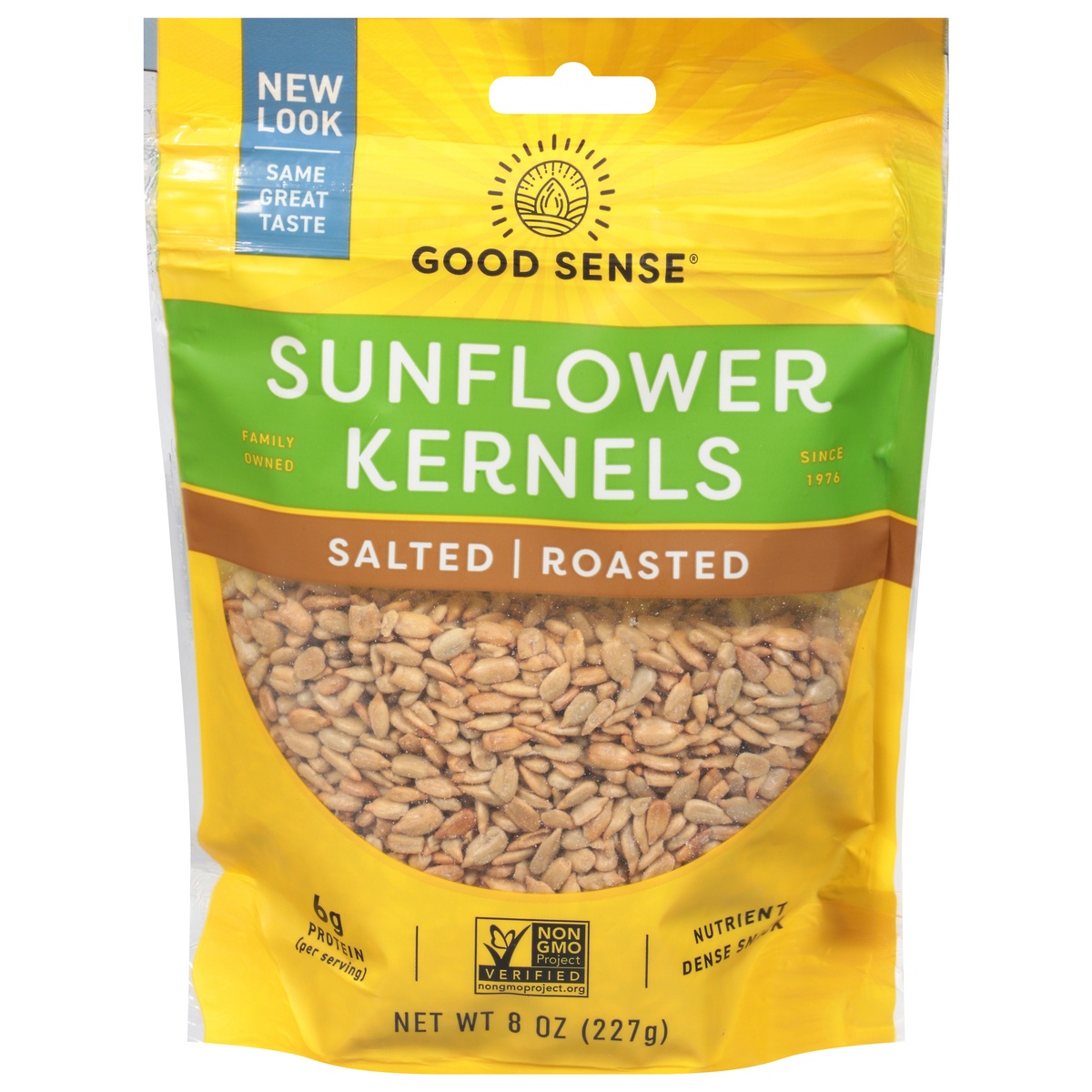 slide 1 of 9, Good Sense Roasted Salted Sunflower Kernels 8 oz, 8 oz