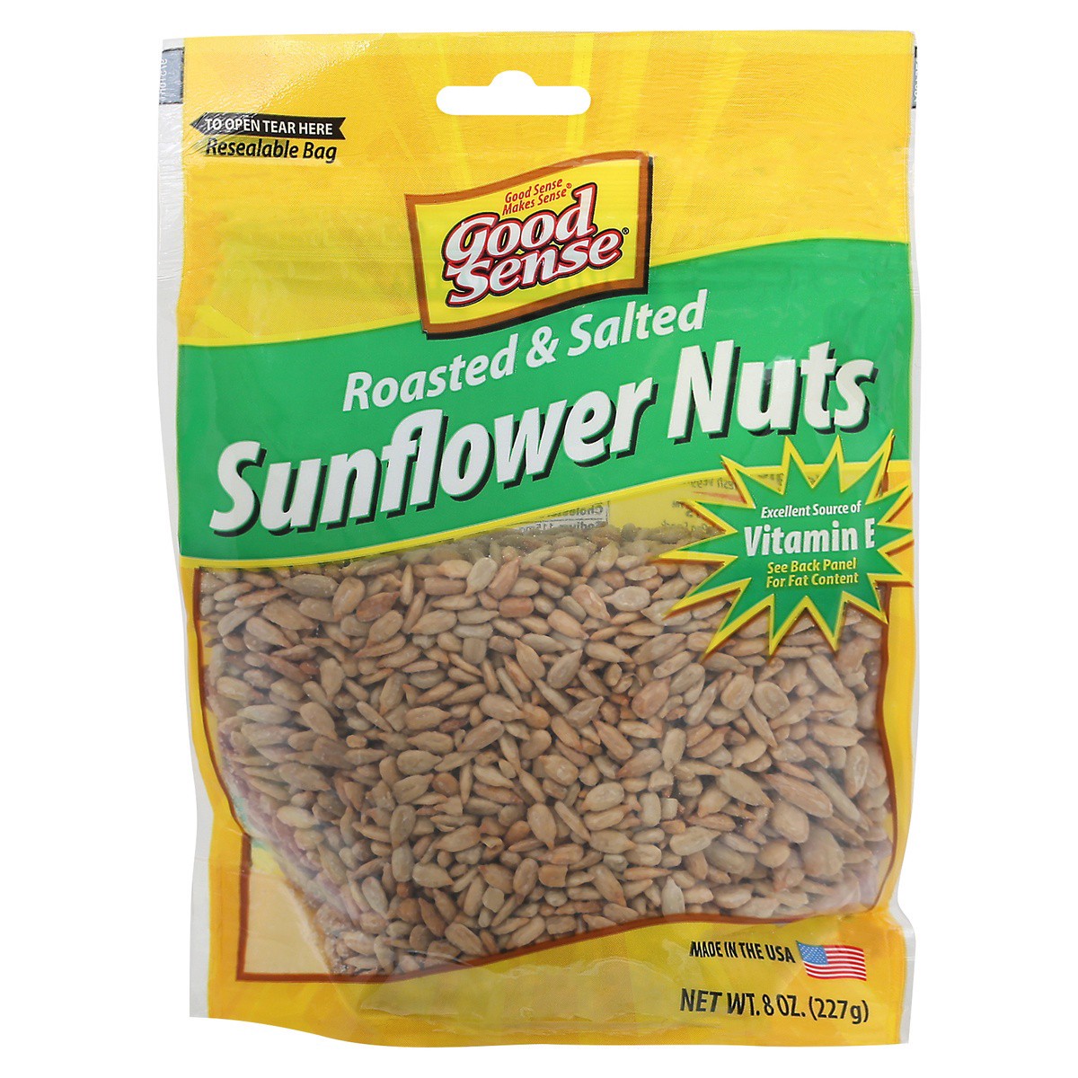 slide 1 of 9, Good Sense Roasted Salted Sunflower Kernels 8 oz, 8 oz