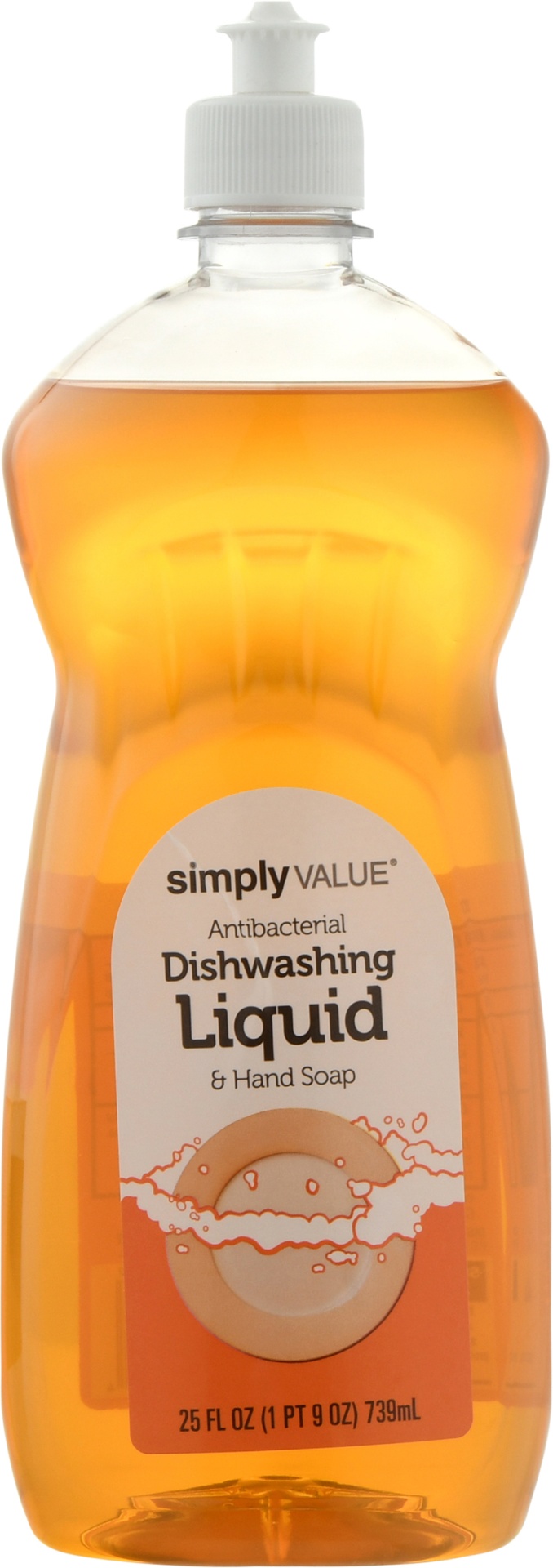 slide 1 of 1, Simply Value Antibacterial Dish Detergent, 1 ct