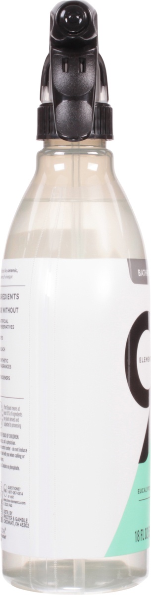 slide 7 of 9, 9 Elements Bathroom Cleaner, Eucalyptus Multi Surface Shower, Tub, & Tile Cleaning Vinegar Spray, 18 oz, 18 fl oz
