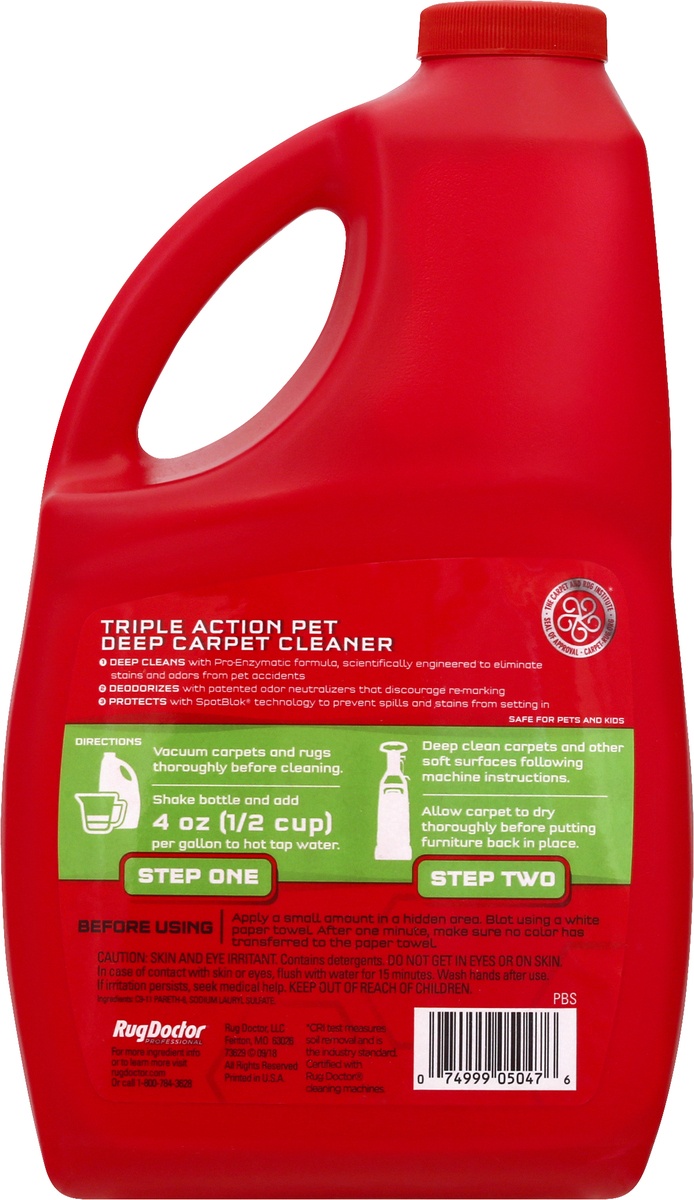 slide 3 of 9, Rug Doctor Professional Pet Fresh Spring Scent Deep Carpet Cleaner 48 oz, 48 oz