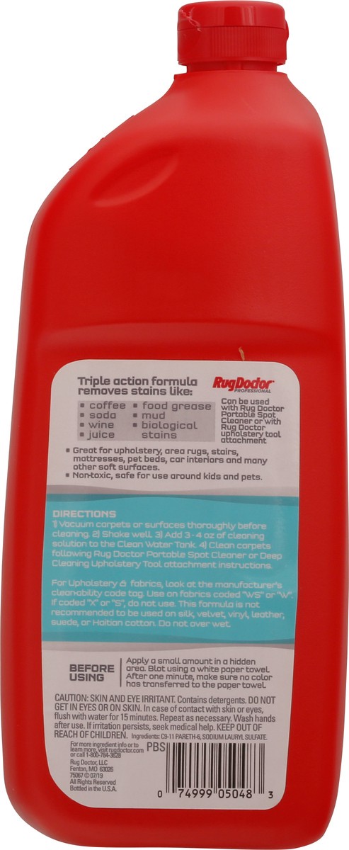 slide 4 of 9, Rug Doctor Professional Triple Action Formula Fresh Spring Scent Spot + Upholstery 32 fl oz, 43 oz