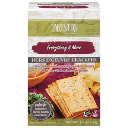Partners Crackers, Artisan Hors DOeuvre, Everything & More