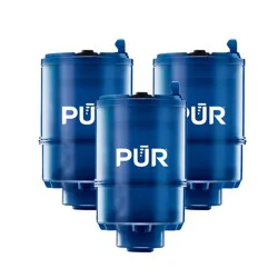 PUR PLUS 3pk Faucet Mount Water Replacement Filter RF99993: PUR Filtration, Reduces Odors, Filters Lead & Mercury