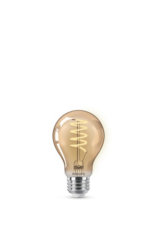 slide 2 of 5, Philips 6.5-Watt (60-Watt) Medium Base A19 Vintage Led Light Bulb, 1 ct