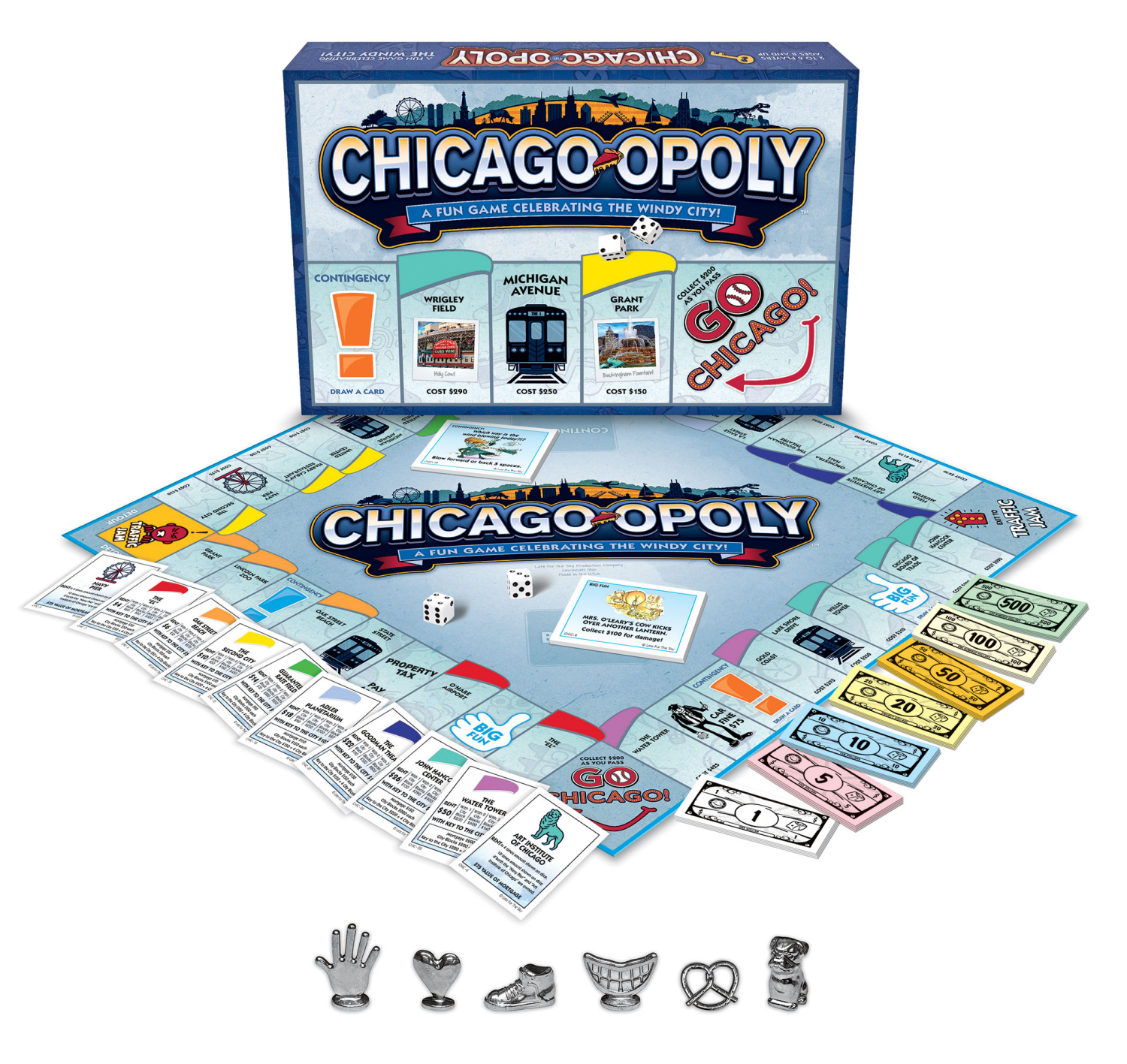 slide 1 of 1, Chicago-Opoly, 1 ct