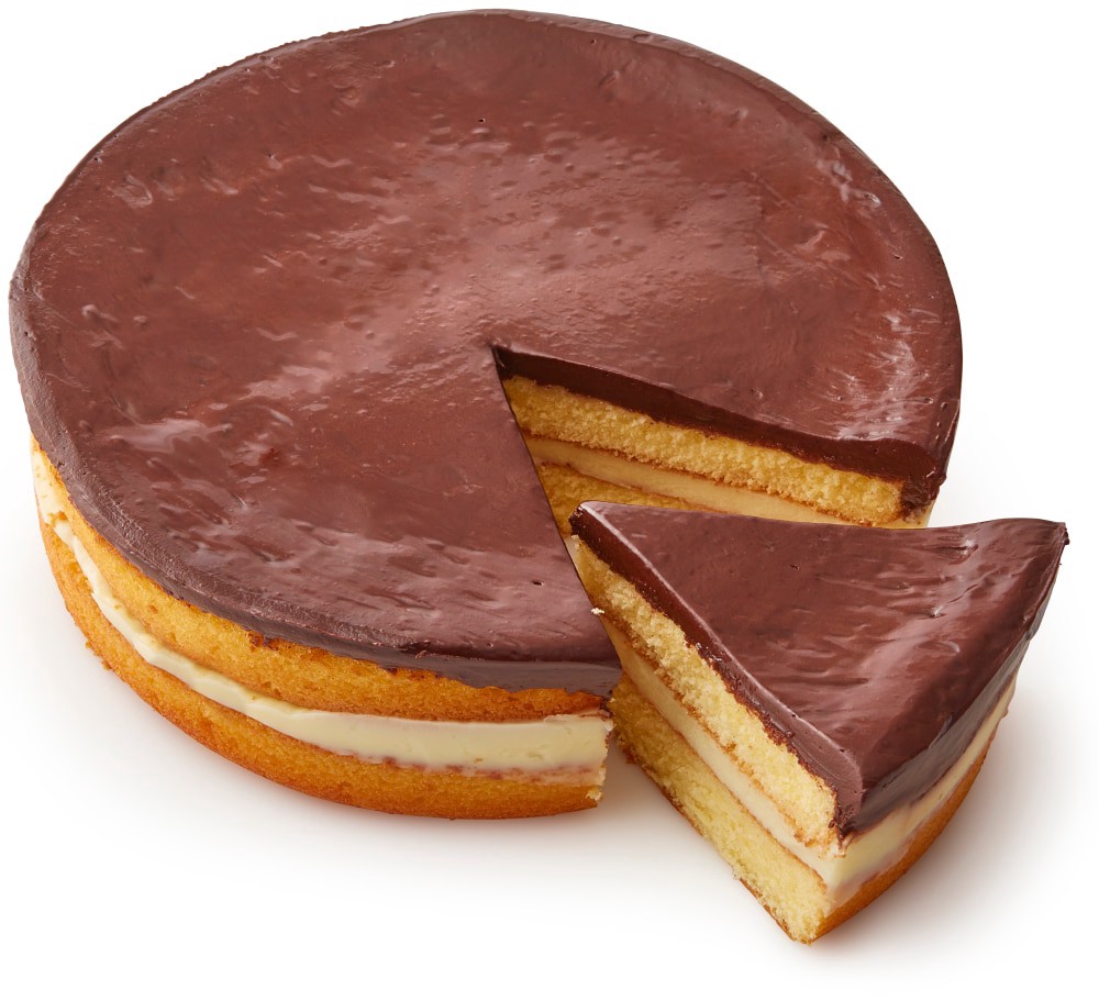 slide 1 of 4, Bakery Fresh Goodness Double Boston Cream Cake, 1 ct