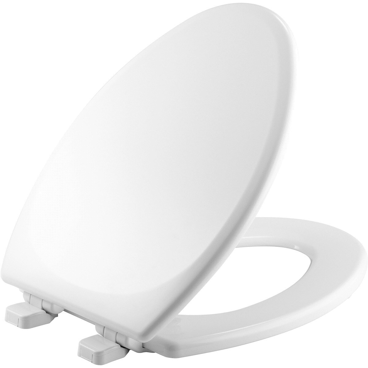 slide 2 of 2, Mayfair Whisper Sta-Tite Elongated Toilet Seat, White, 1 ct