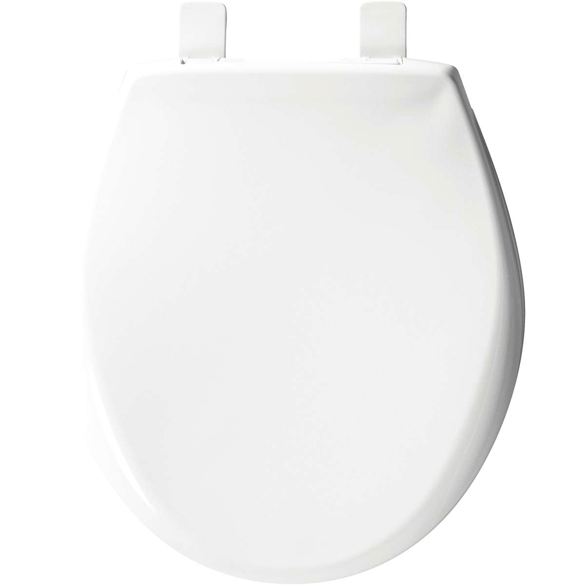 slide 2 of 2, Mayfair WHSP Sta-Tite Easy Clean White Round Toilet Seat, 1 ct