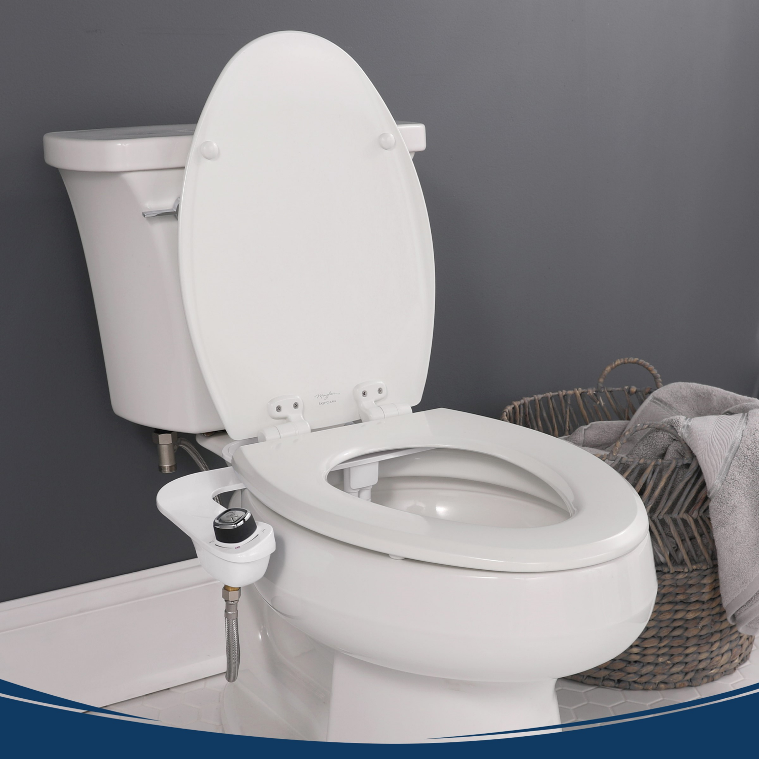 slide 2 of 2, BioBidet Bidet Attatchment White, 1 ct
