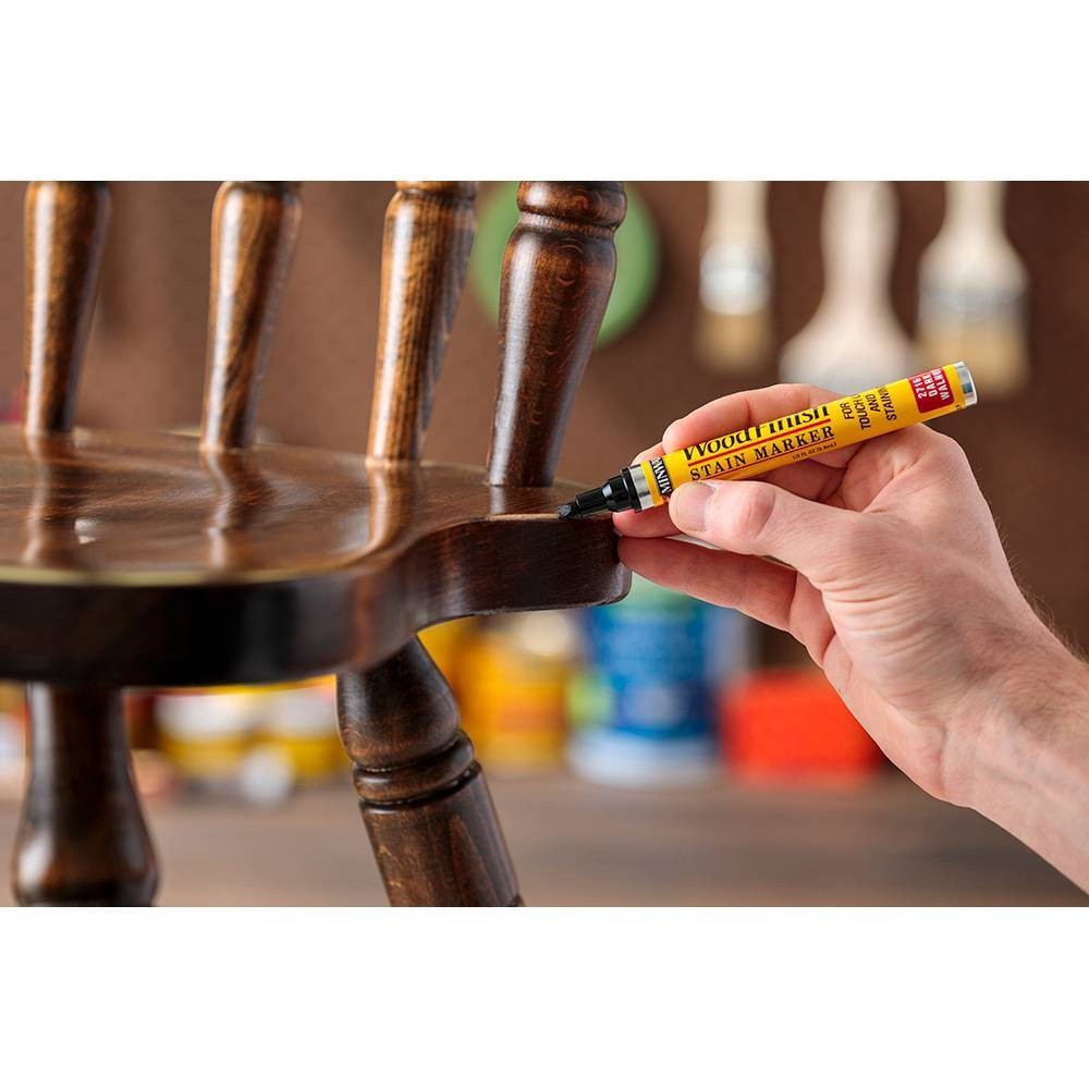 slide 2 of 3, Minwax Stain Marker - Black, 1/3 oz