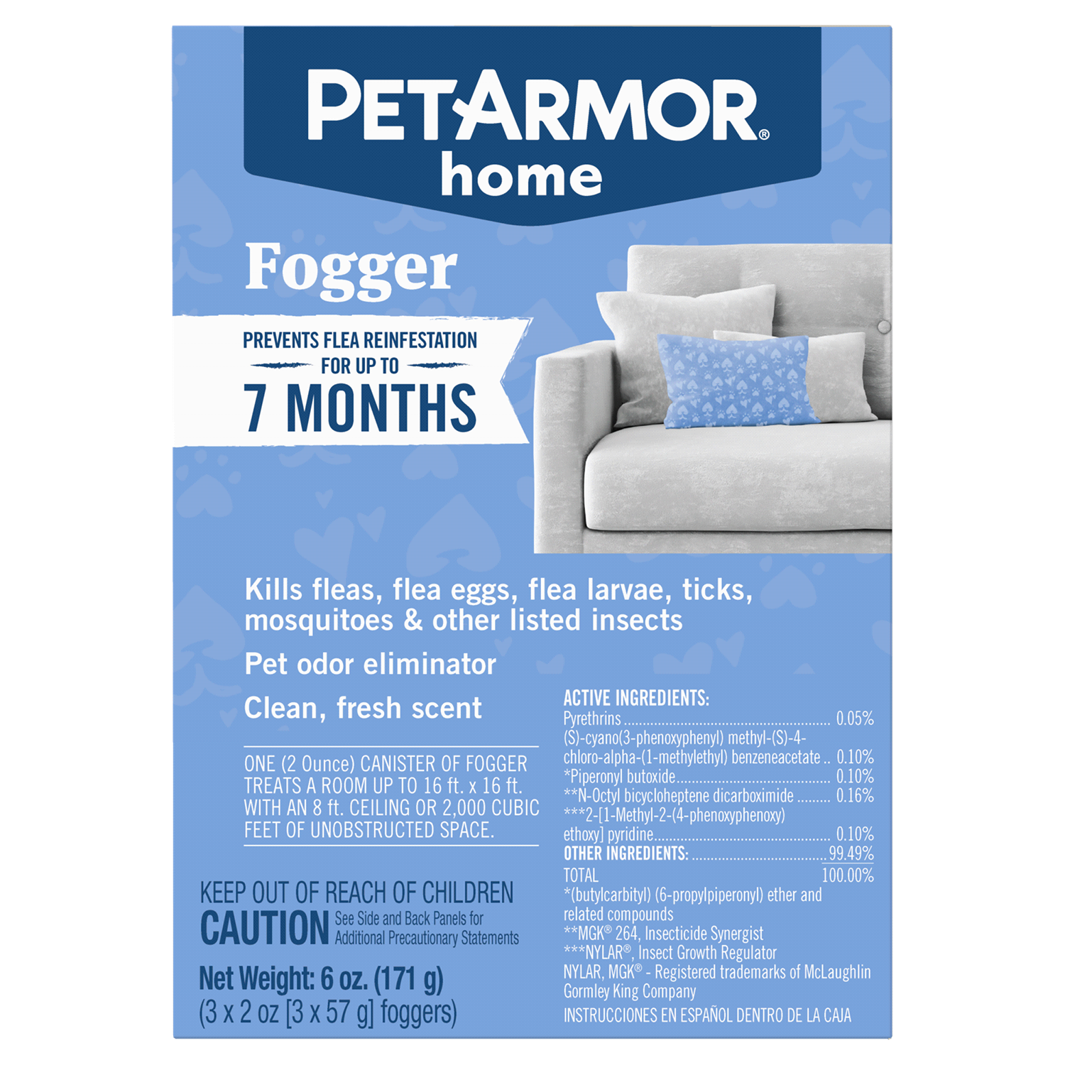 slide 1 of 4, PetArmor F&T Fogger 2OZ 3CT Dog Set, 3 ct
