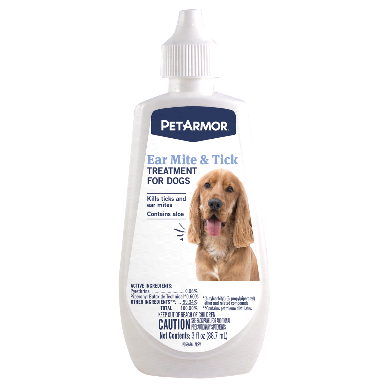 slide 1 of 4, PetArmor Ear Mite/Tick Treatment Dog 3OZ, 3 fl oz