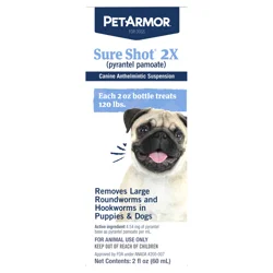 PetArmor Sure Shot Liq Wormer Dog 2OZ