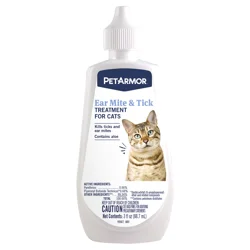 PetArmor Ear Mite/Tick Treatment Cat 3OZ
