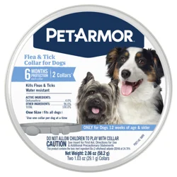 Petarmor Dog Clr 2Ct F&T