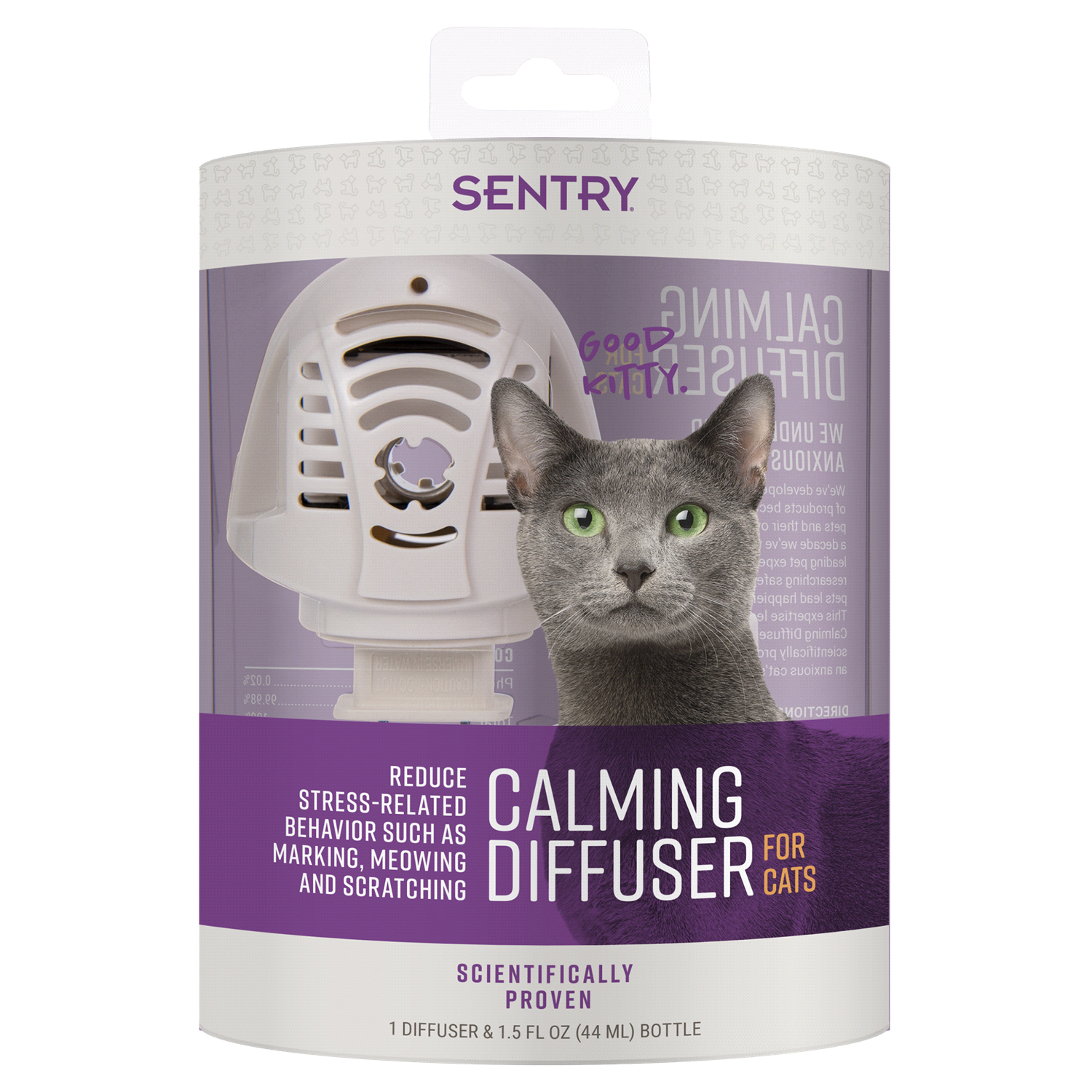 slide 1 of 2, SENTRY Behavior and Calming Diffuser for Cats and Kittens, 30-Day Release Plug-in, 1.5 oz