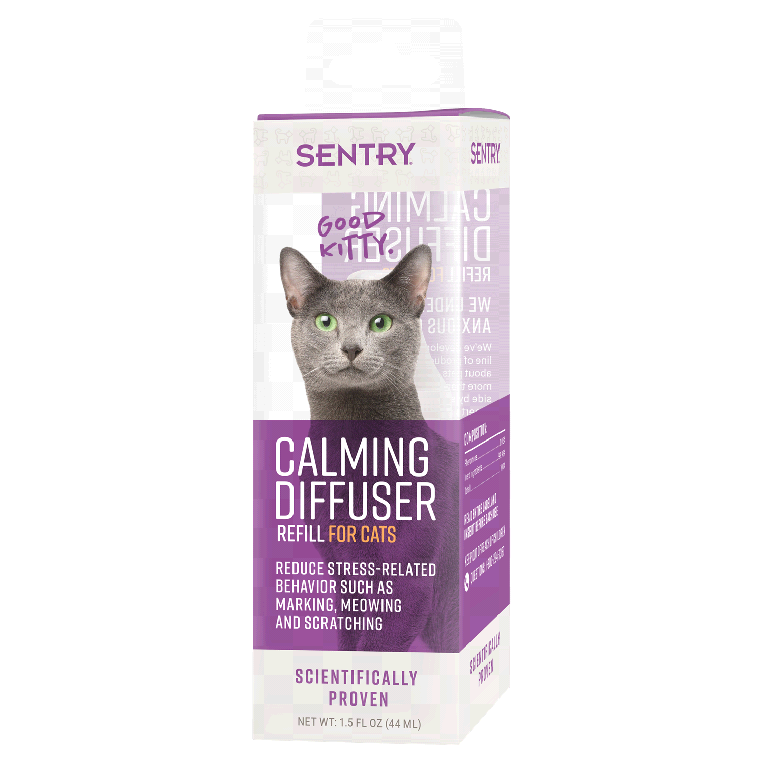slide 1 of 2, SENTRY Calming Diffuser for Cats, Refill, 1.5 oz, 1.5 oz
