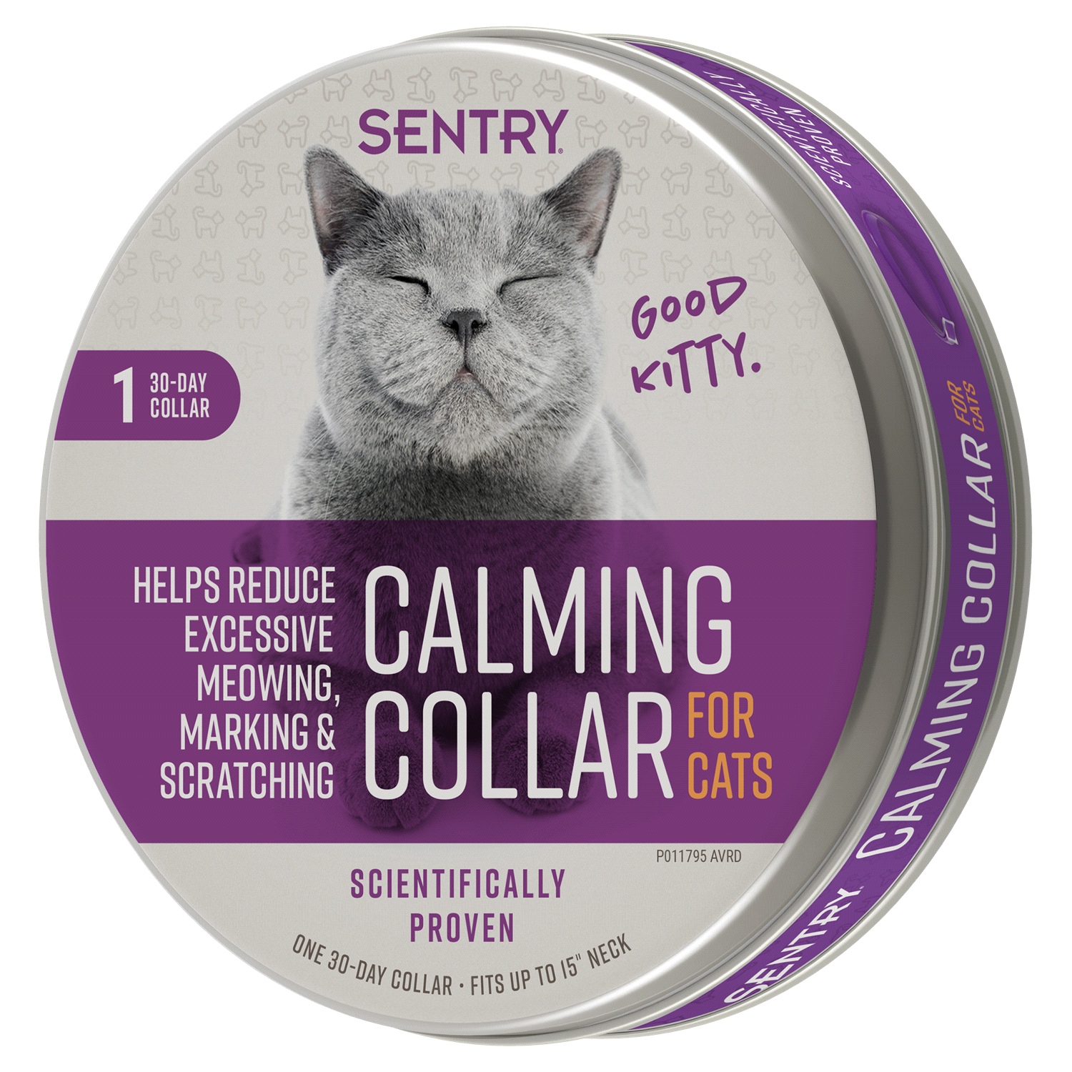 slide 2 of 2, Sentry Behavior Calming Collar Cat 1CT, 1 ct