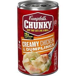 Campbell's Chunky Soup - Creamy Chicken And Dumplings Soup - 18.8 Oz