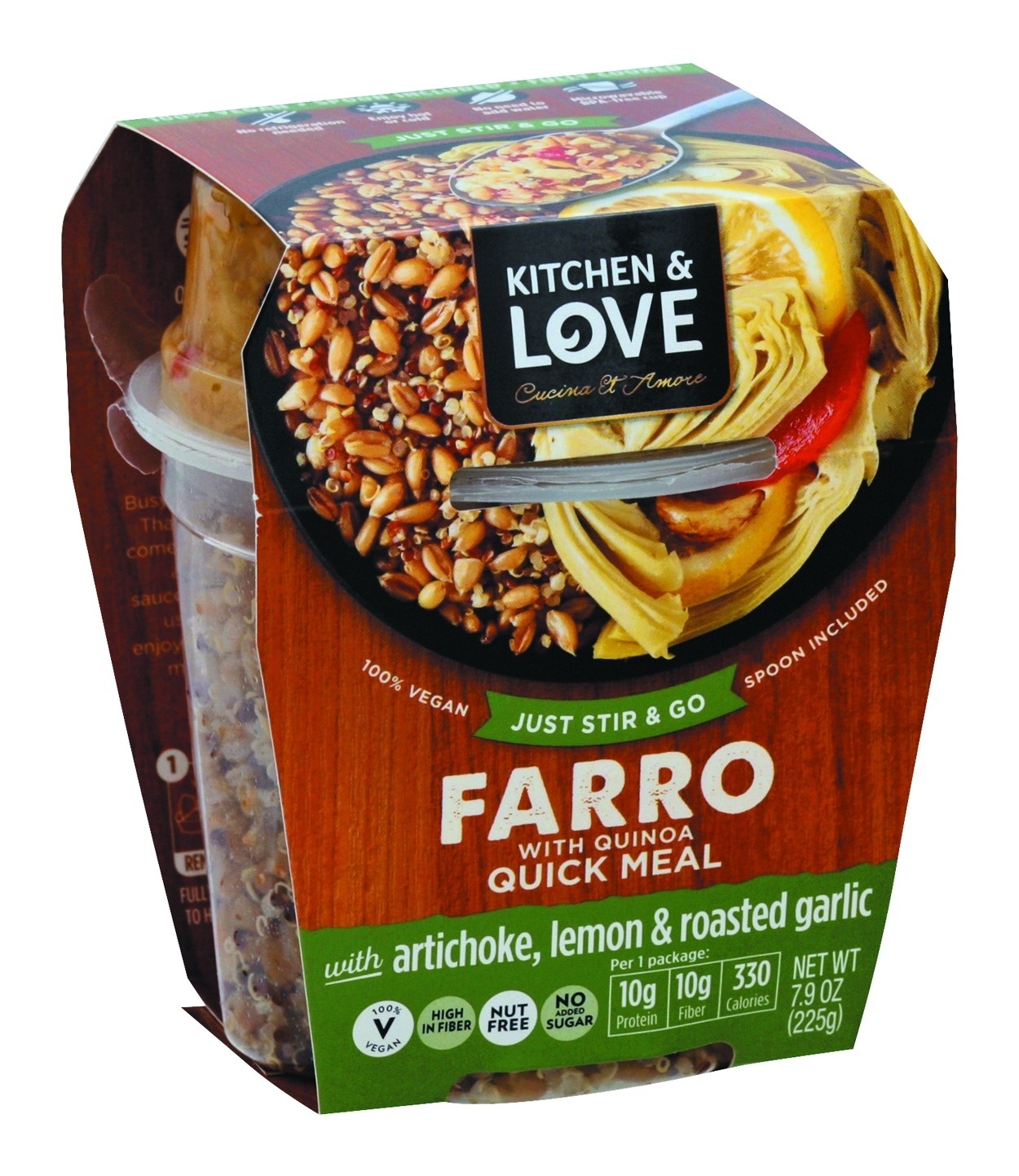 slide 1 of 1, Kitchen & Love Farro, with Quinoa, 7.9 oz