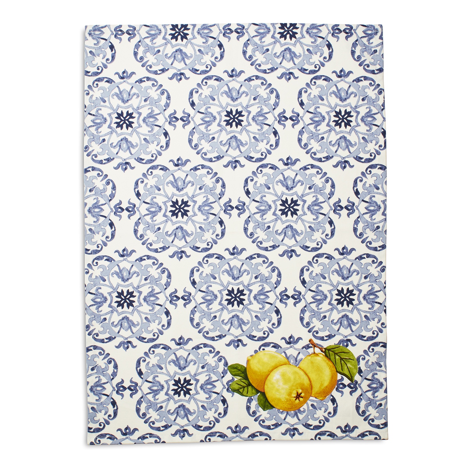 slide 1 of 1, Sur La Table Limone Tile Kitchen Towel, 1 ct