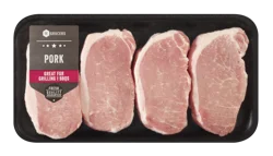 Boneless Center Cut Pork Chops, Per Package (Avg. 1.25 lb)